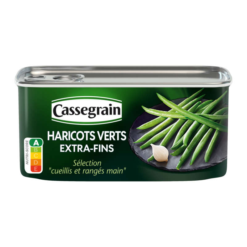 Cassegrain Haricots Verts Extra-Fins Cueillis et Rangés Main 110g Cassegrain Haricots Verts Extra-Fins Cueillis et Rangés Main 110g