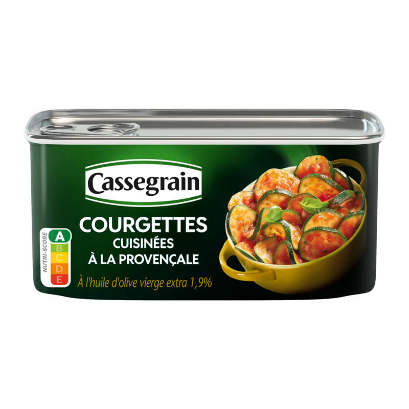 Cassegrain Courgettes Cuisinées À La Provençale 185g Cassegrain Courgettes Cuisinées À La Provençale 185g