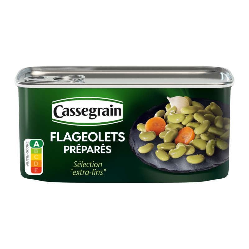 Cassegrain Flageolets Extra-Fins Oignons & Carottes 130g Cassegrain Flageolets Extra-Fins Oignons & Carottes 130g