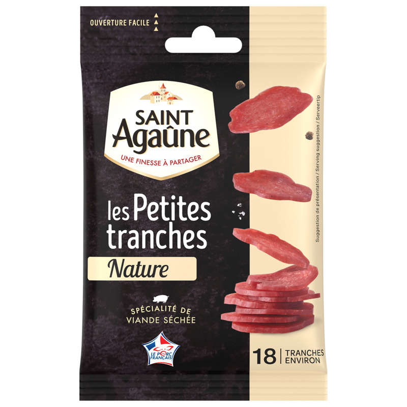 Saint Agaûne Les P'tites Tranches Nature 30g Saint Agaûne Les P'tites Tranches Nature 30g