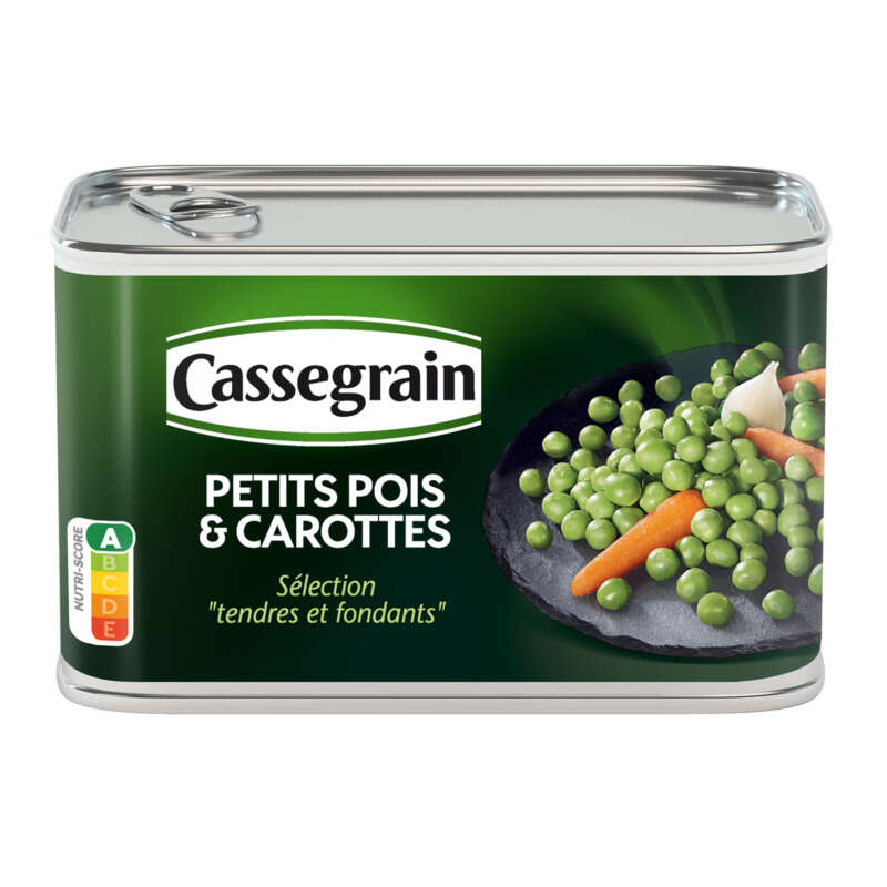 Cassegrain Petits Pois & Carottes 265g Cassegrain Petits Pois & Carottes 265g