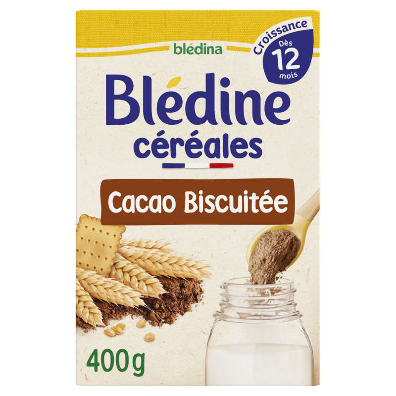 Blédina Préparation Céréales Instanées Saveur Choco Biscuitée 400g Blédina Préparation Céréales Instanées Saveur Choco Biscuitée 400g