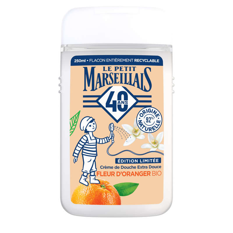 Le Petit Marseillais Crème de Douche fleur d'oranger 250ml Le Petit Marseillais douche fleur d'oranger 250ml