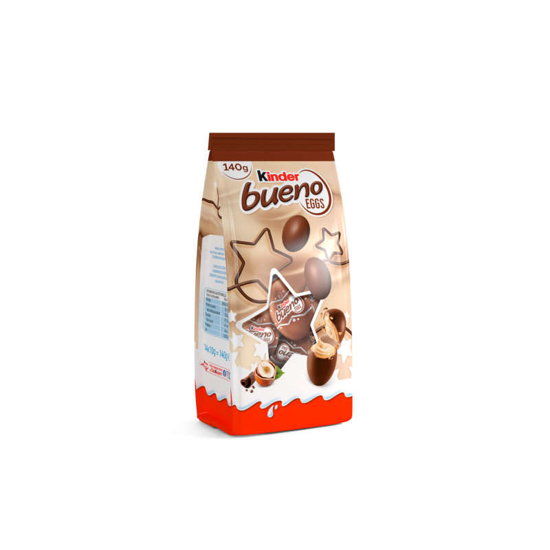 Kinder Bueno Œufs Gaufrettes Au Chocolat Lait Noisettes 140g Kinder Bueno Œufs Gaufrettes Au Chocolat Lait Noisettes 140g