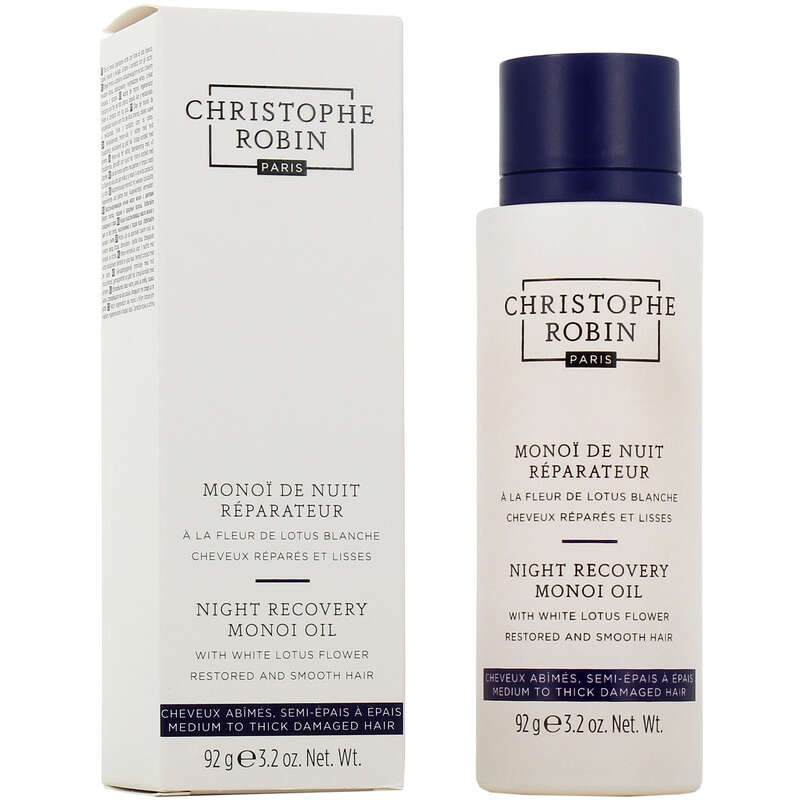 Christophe Robin Huile Monoï de Nuit Réparateur 90g Christophe Robin Huile Monoï de Nuit Réparateur 90g