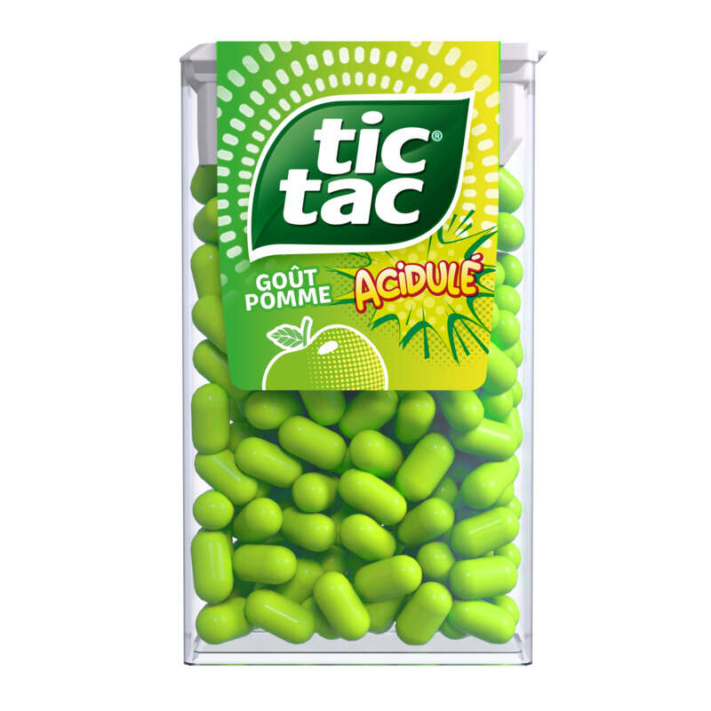 Tic Tac édition limitée spirite goût citron & citron vert- 54g Tic Tac édition limitée spirite goût citron & citron vert- 54g