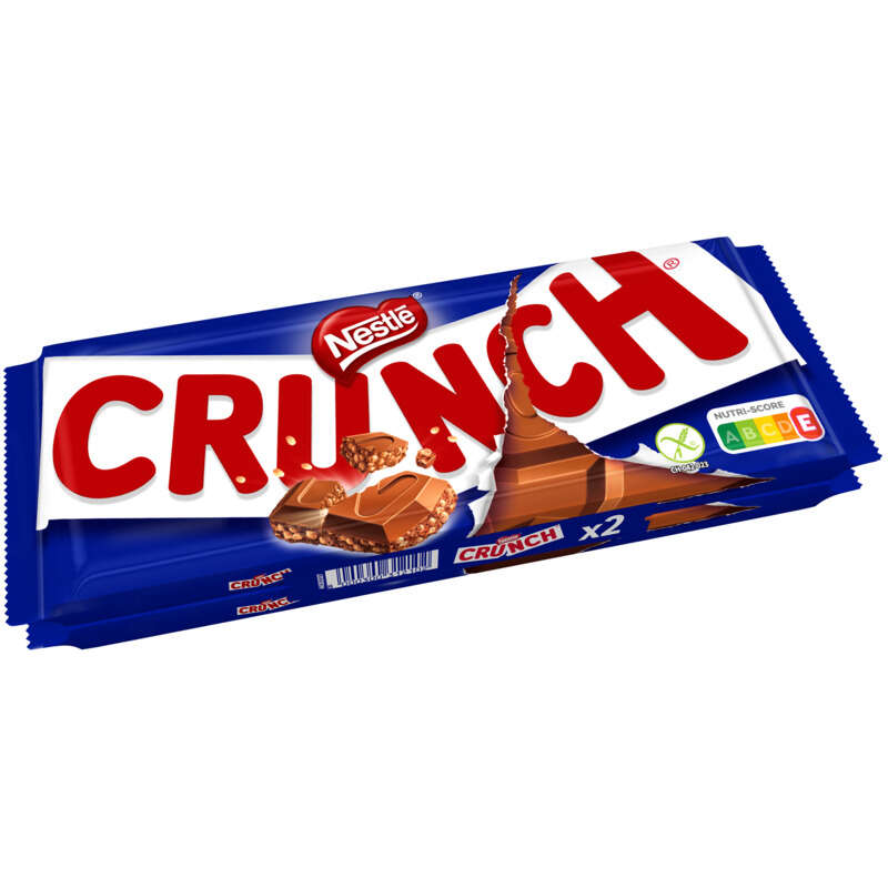 Crunch Tablette Chocolat Lait Et Céréales Croustillantes 2x100g Crunch Tablette Chocolat Lait Et Céréales Croustillantes 2x100g