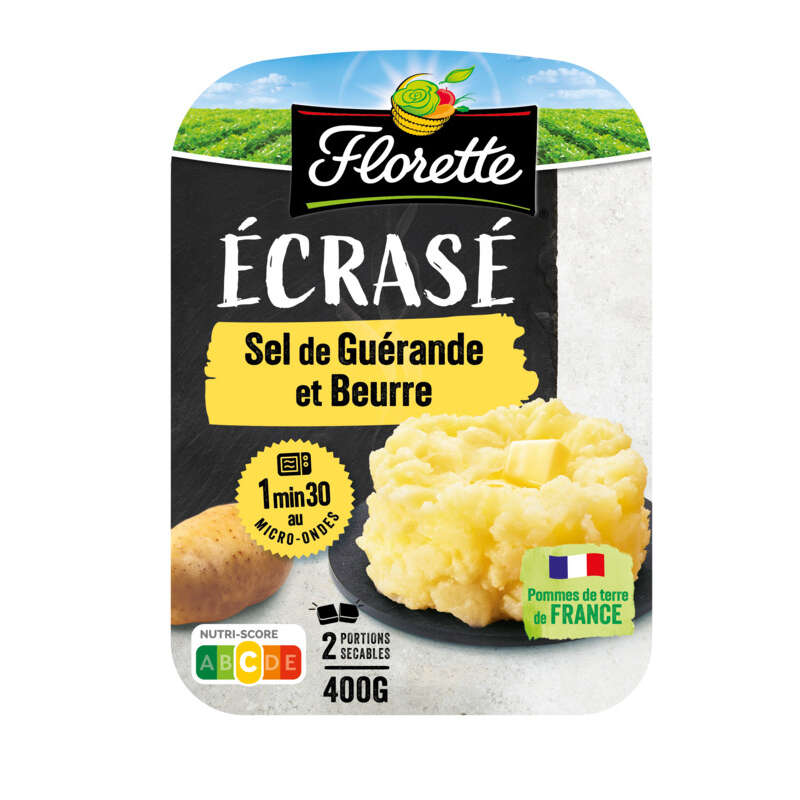 Créaline Écrasé de pomme de terre au beurre 2x200g Créaline Écrasé de pomme de terre au beurre 2x200g