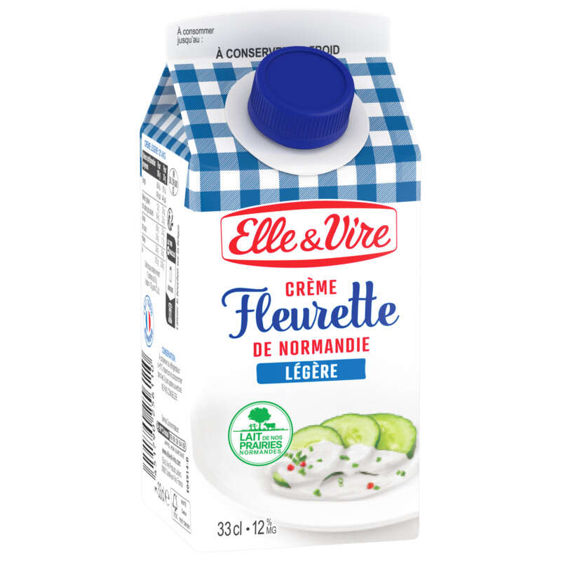 Elle & Vire Crème Fleurette Légère 33cl Elle & vire Crème Fleurette Légère 33cl