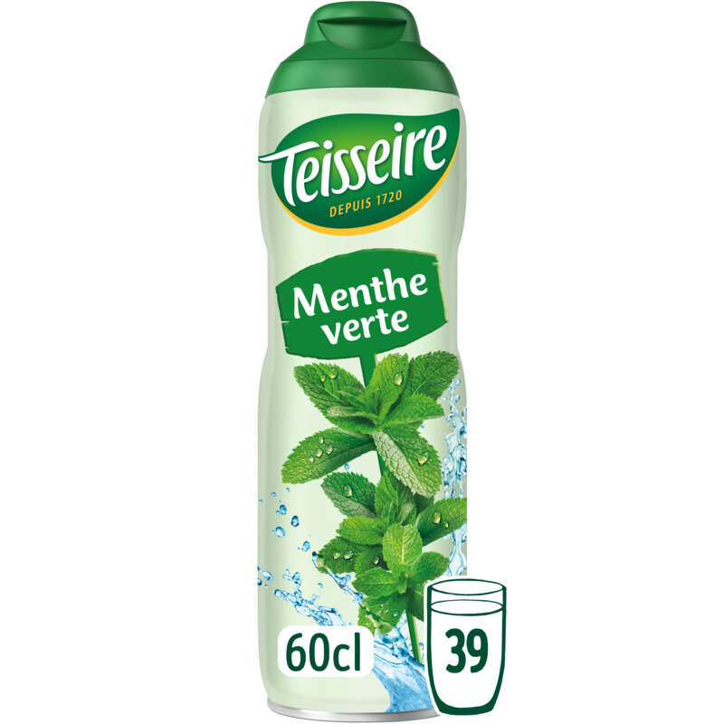 Teisseire Menthe verte 60cl Teisseire Menthe verte 60cl