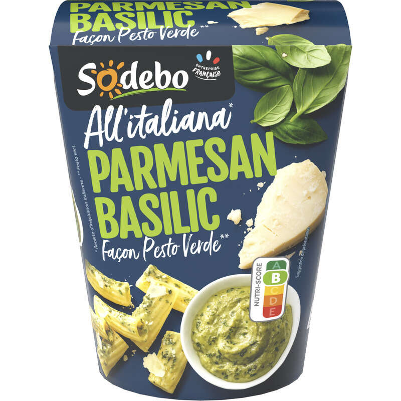 Sodebo Box All'Italiana Pesto verde 280g Sodebo Box All'Italiana Pesto verde 280g