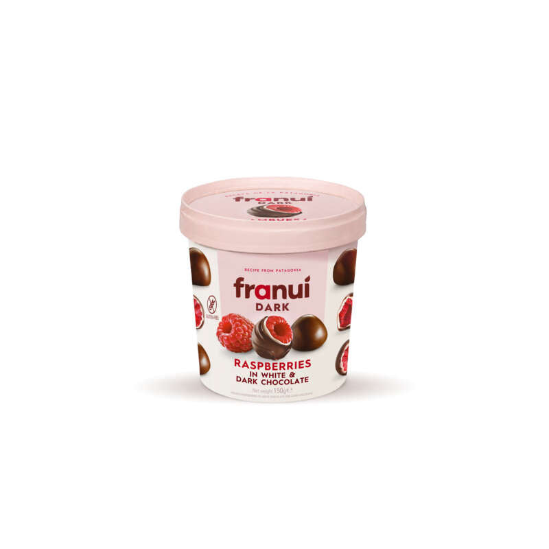 Franui Framboises Enrobées De Chocolat Noir 150g Franui Framboises Enrobées De Chocolat Noir 150g