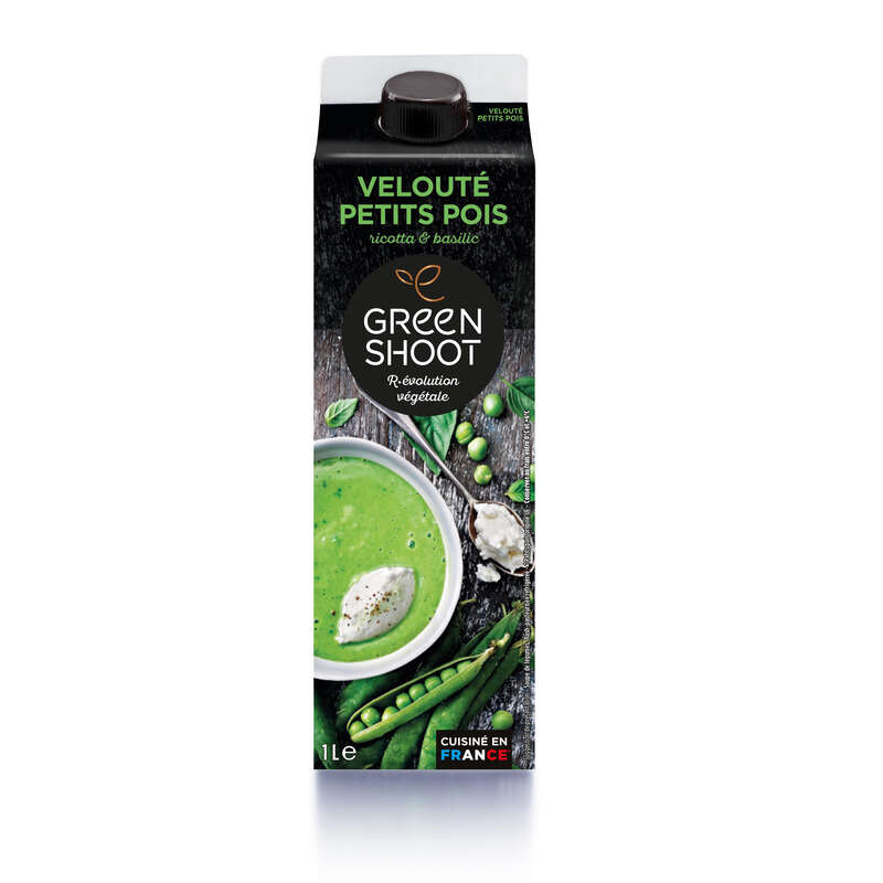 Greenshoot Soupe De Petit Pois À La Ricotta Et Au Basilic 1L Greenshoot Soupe De Petit Pois À La Ricotta Et Au Basilic 1L