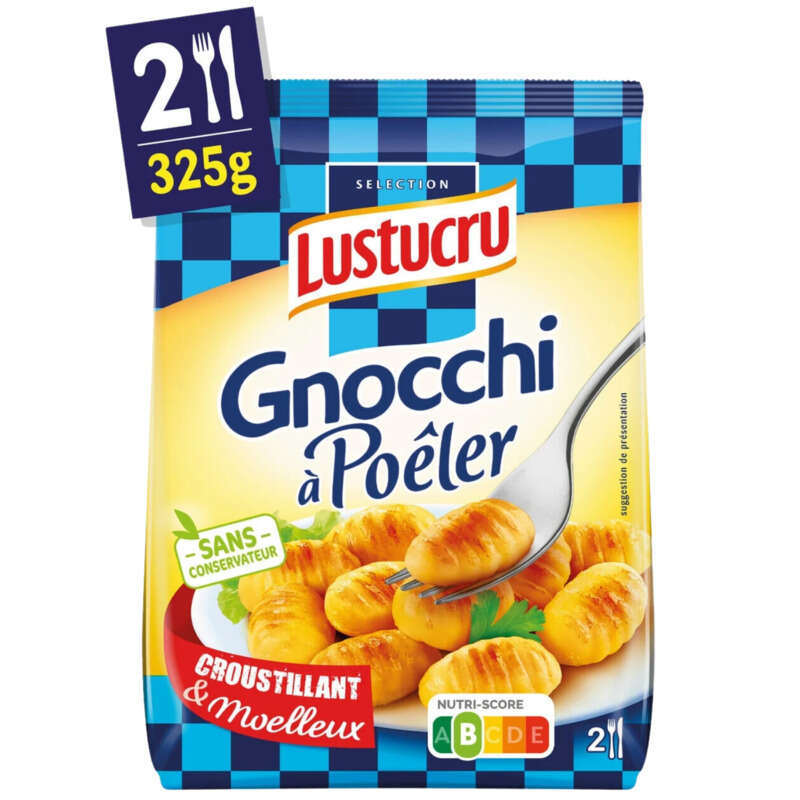 Lustucru Gnocchi à poêler 325g Lustucru Gnocchi à poêler 325g