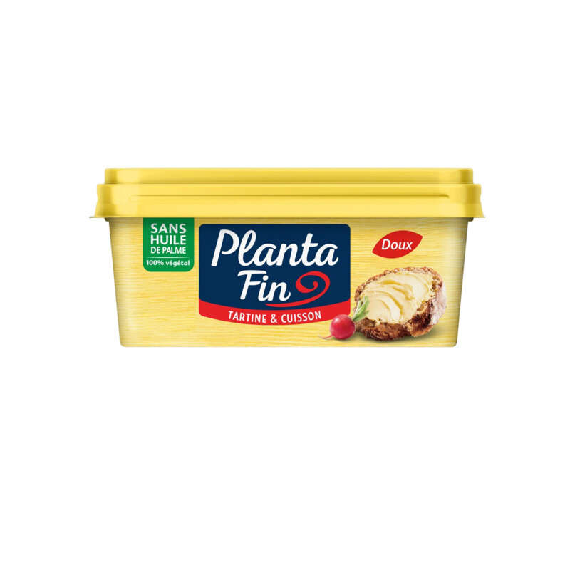 Planta Fin margarine doux 100% végétal 225g Planta Fin margarine doux 100% végétal 225g