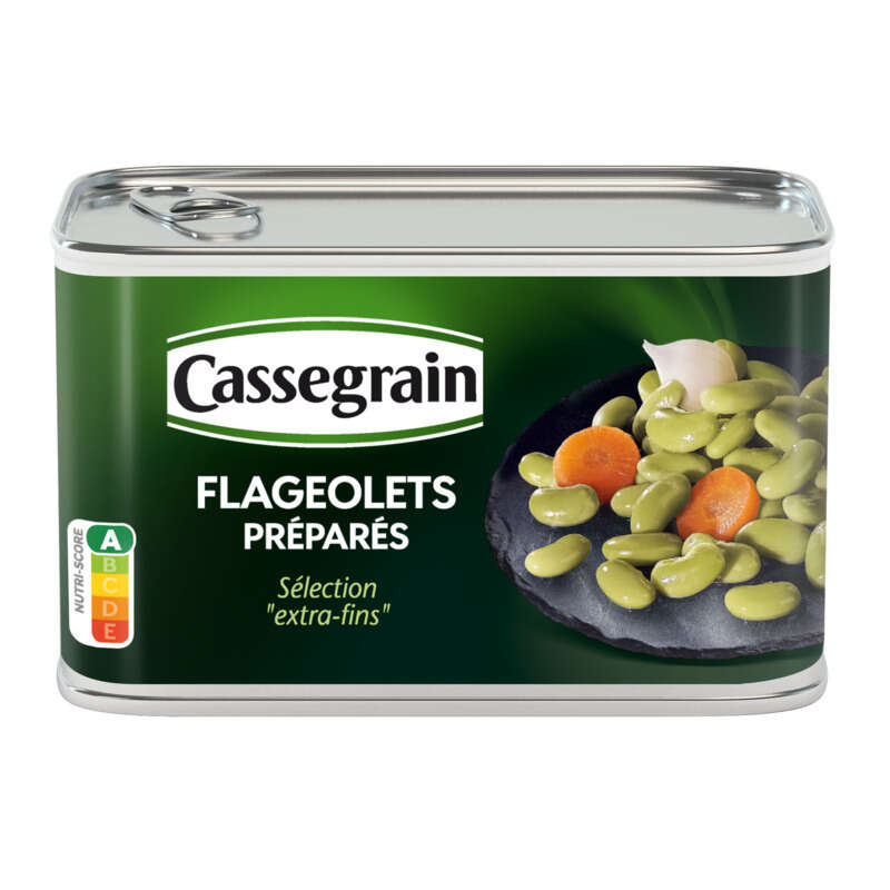 Cassegrain Flageolets Préparés Extra-Fins 265g Cassegrain Flageolets Préparés Extra-Fins 265g