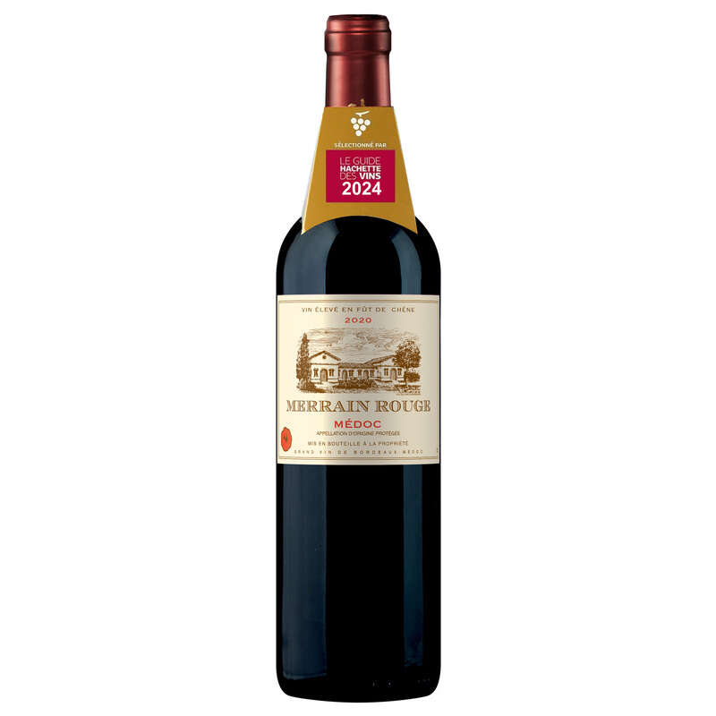 Merrain Rouge Médoc Aop, Rouge 75cl Merrain Rouge Médoc Aop, Rouge 75cl