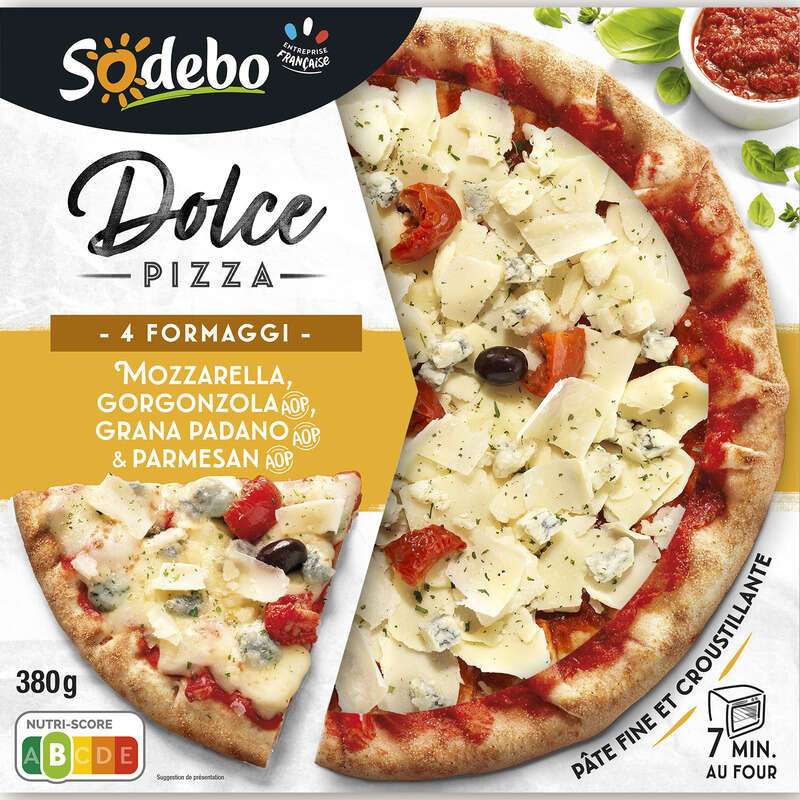 Sodebo Pizza Dolce 4 Formaggi 380g Sodebo Pizza Dolce 4 Formaggi 380g