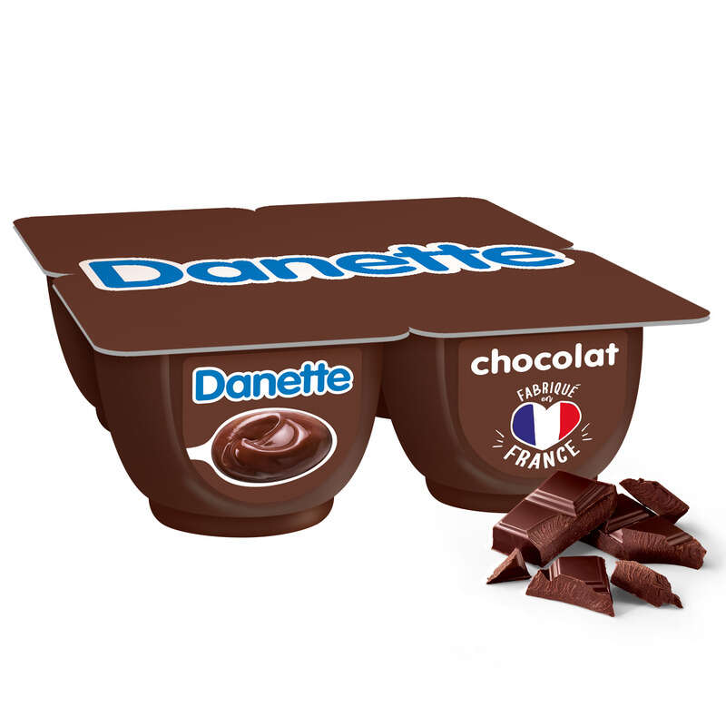 Danette Crème Dessert Chocolat 4x125g Danette Crème Dessert Chocolat 4x125g
