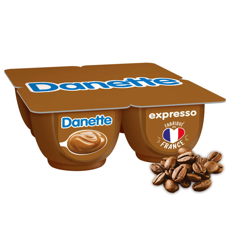 Danette Crème Dessert Café Expresso 4x125g Danette Crème Dessert Café Expresso 4x125g