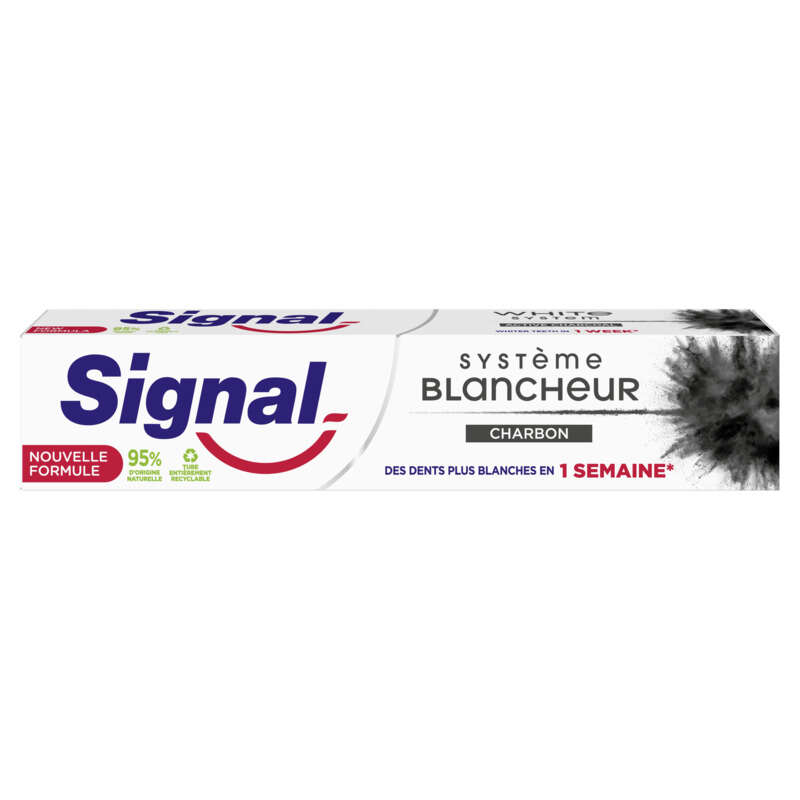Signal Dentifrice Système Blancheur Charbon 75ml Signal Dentifrice Système Blancheur Charbon 75ml
