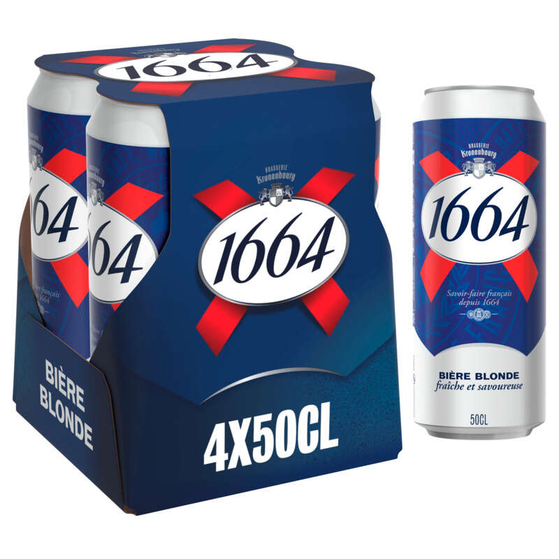 1664 Bière Blonde 4x50cl 1664 Bière Blonde 4x50cl