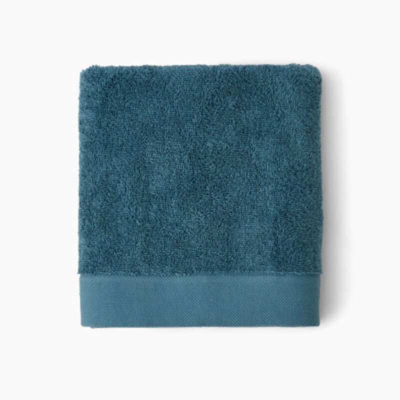 Monoprix Maison Serviette Invité, Couleur Tempête, Coton Bio Monoprix Maison Serviette Invité, Couleur Tempête, Coton Bio