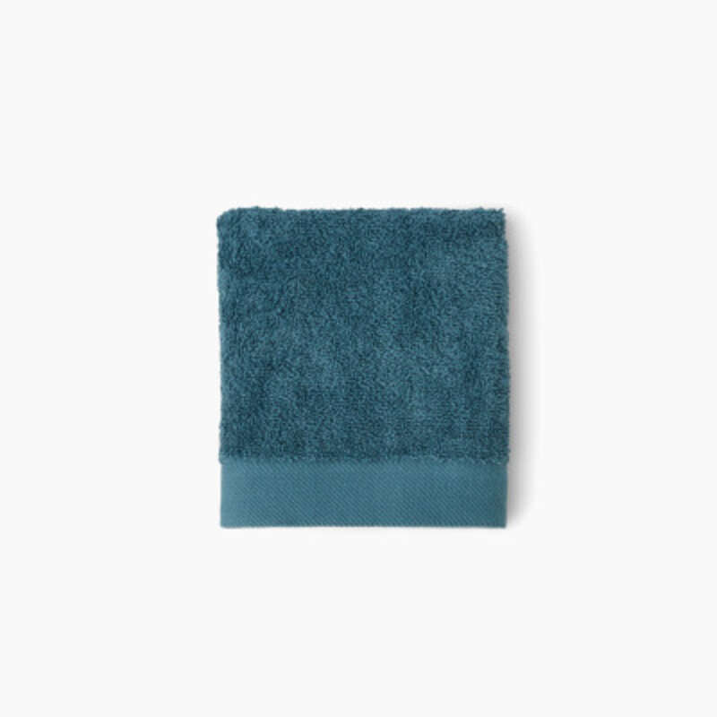 Monoprix Maison Serviette De Toilette, Couleur Tempête, Coton Bio Monoprix Maison Serviette De Toilette, Couleur Tempête, Coton Bio