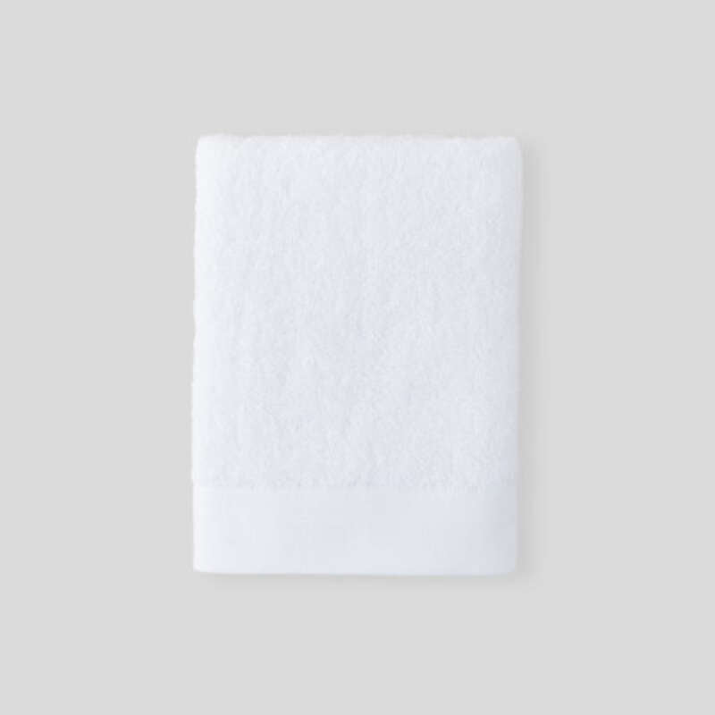 Monoprix Maison Serviette De Toilette, Blanc, Coton Bio Monoprix Maison Serviette De Toilette, Blanc, Coton Bio