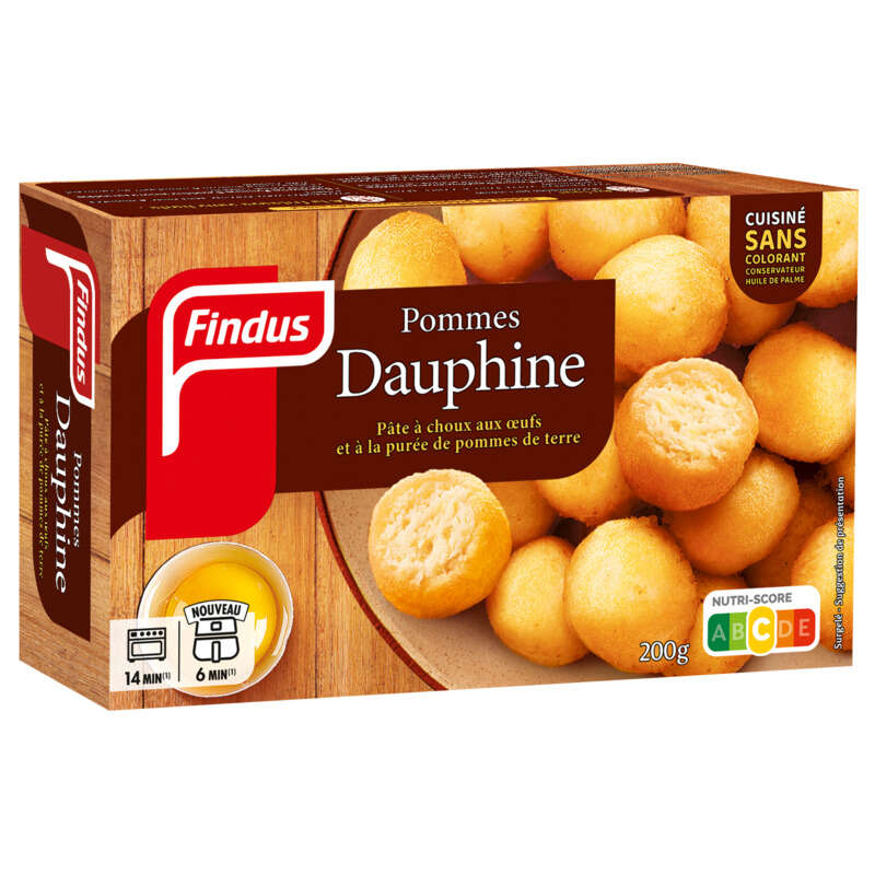 Findus Pommes Dauphine Moelleuses Au Coeur Léger 200g Findus Pommes Dauphine Moelleuses Au Coeur Léger 200g
