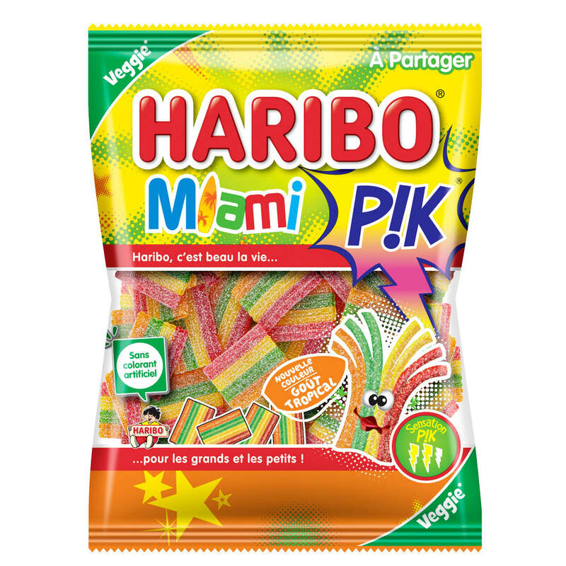 Haribo Bonbons Miami Pik Convient Aux Végétariens 200g Haribo Bonbons Miami Pik Convient Aux Végétariens 200g