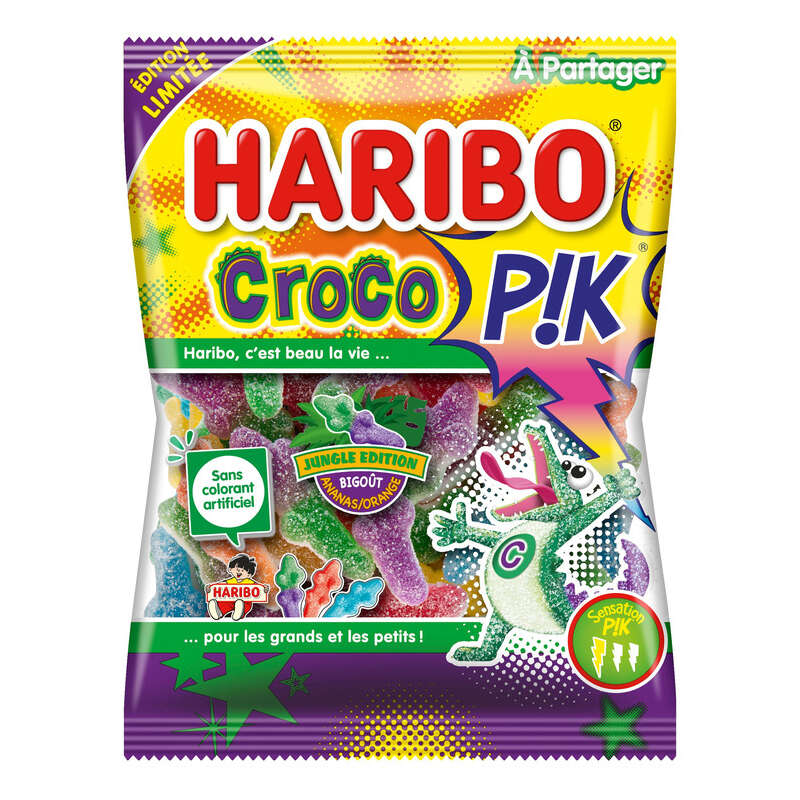 Haribo Bonbons Croco Pik 275g Haribo Bonbons Croco Pik 275g