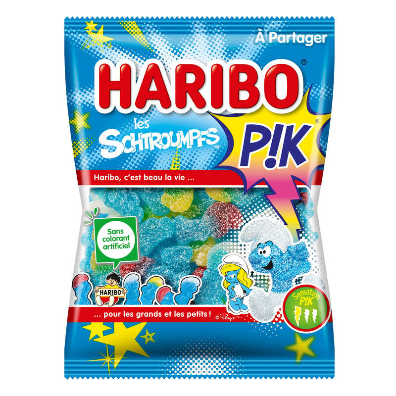 Haribo Bonbons Les Schtroumpfs Pik 275g Haribo Bonbons Les Schtroumpfs Pik 275g