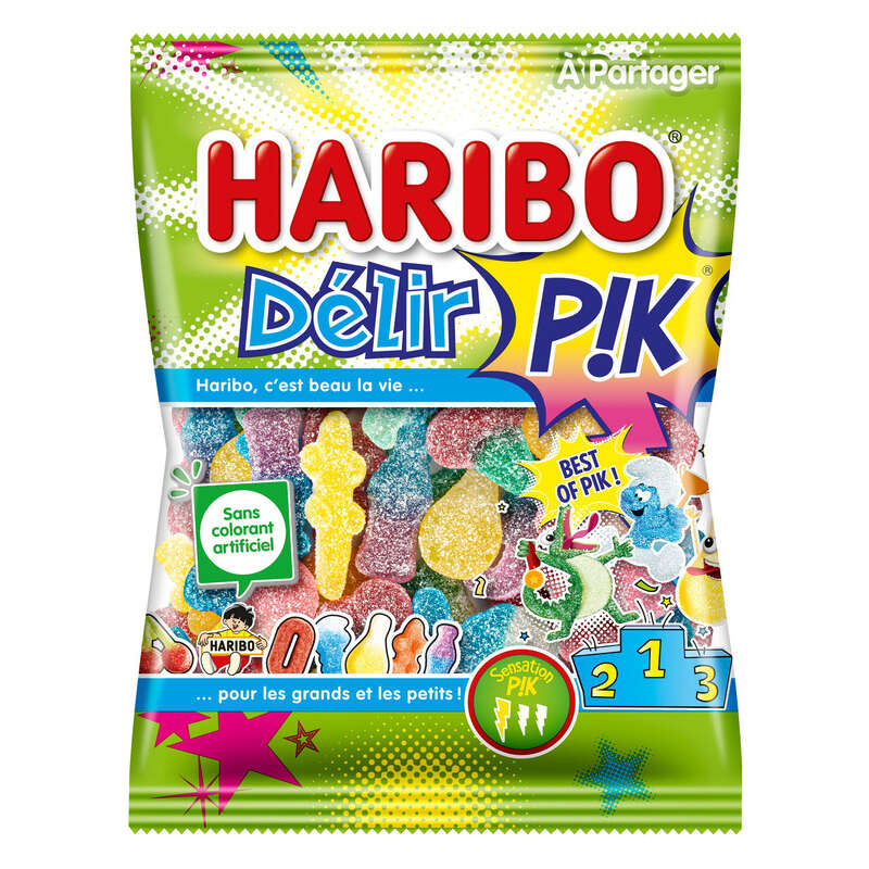 Haribo Bonbons Délir'pik 275g Haribo Bonbons Délir'pik 275g