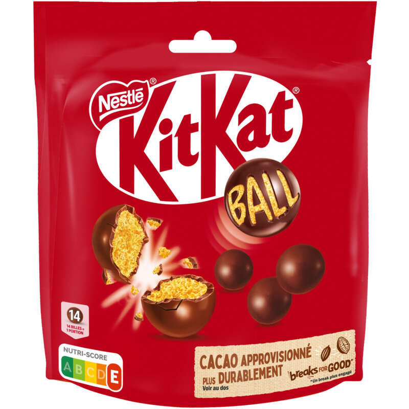 Nestlé Kitkat Ball Billes Chocolat Au Lait 250g Nestlé Kitkat Ball Billes Chocolat Au Lait 250g