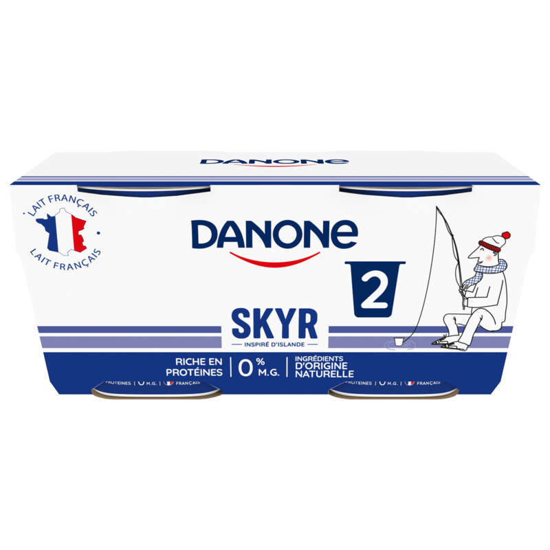 Danone Skyr Nature 0% M.G. 2x140g Danone Skyr Nature 0% M.G. 2x140g