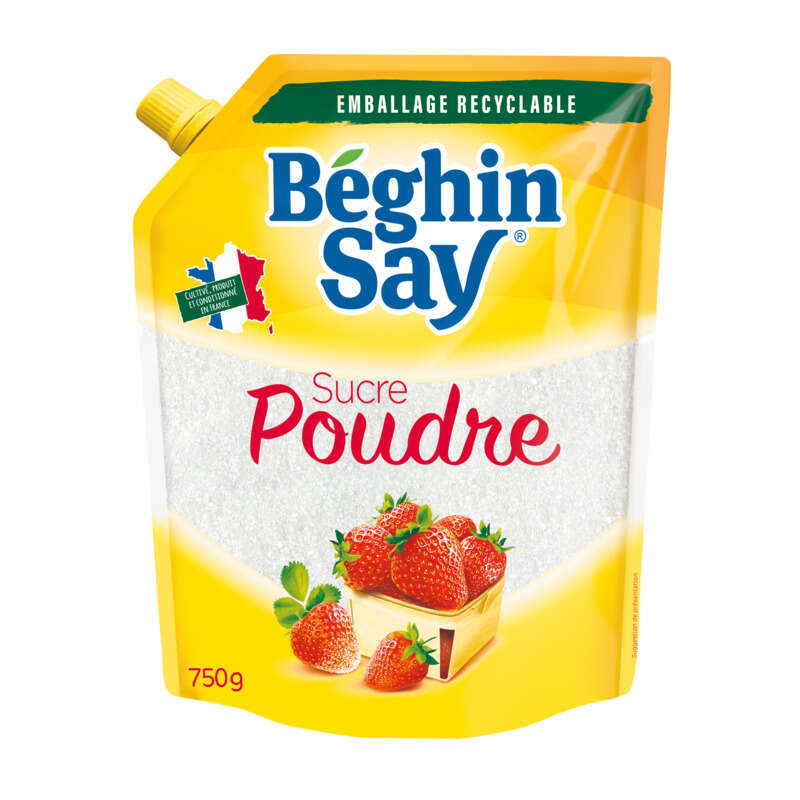Béghin Say sucre en poudre le sac de 750g Béghin Say sucre en poudre le sac de 750g