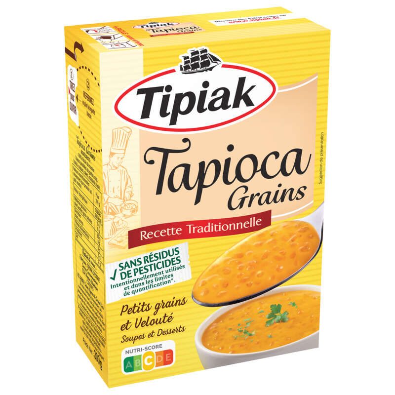 Tipiak Topioca Grains Recette Traditionnelle 300 G Tipiak Topioca Grains Recette Traditionnelle 300 G