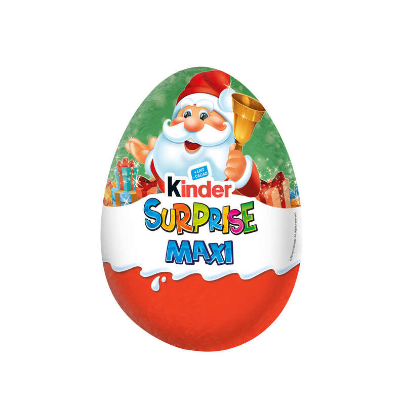 Kinder Surprise Maxi Œuf Chocolaté 100g Kinder Surprise Maxi Œuf Chocolaté 100g