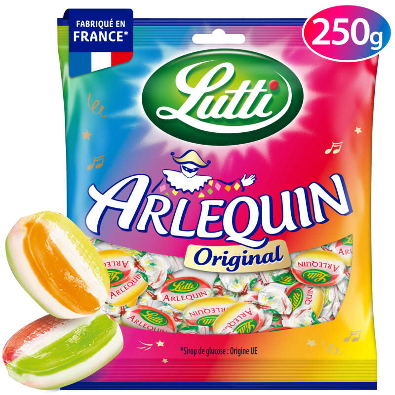 Lutti Bonbons Arlequin Acidulés Original 250g Lutti Bonbons Arlequin Acidulés Original 250g