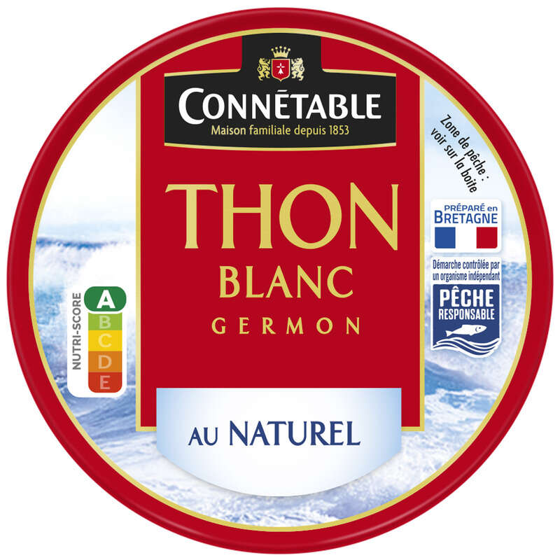 Connétable Thon Blanc Au Naturel 112G Connétable Thon Blanc Au Naturel 112G