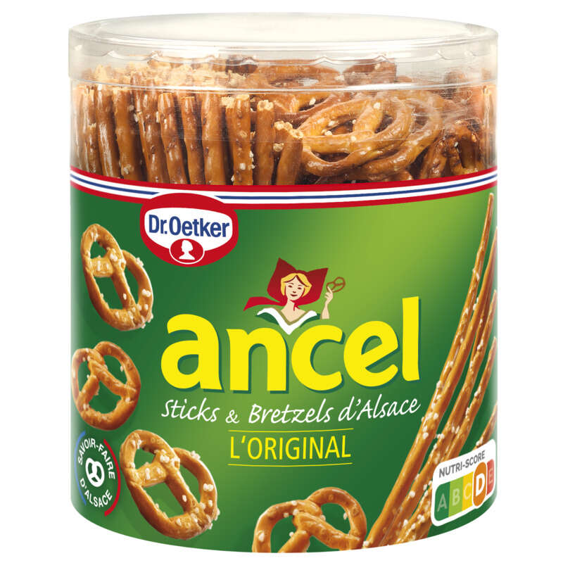 Ancel Sticks & Bretzels d'Alsace le pot de 300g Ancel sticks & bretzels d'Alsace le pot de 300g