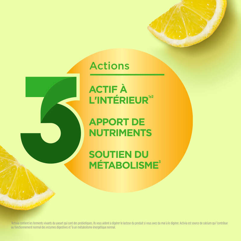 Activia Yaourt Citron Bifidus 4x125g