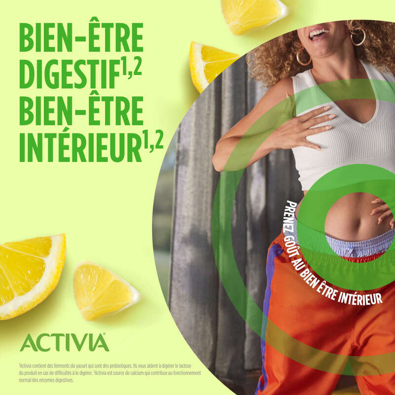 Activia Yaourt Citron Bifidus 4x125g