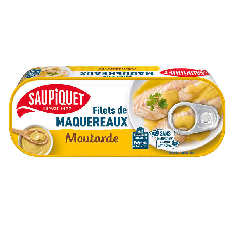 Saupiquet Filets Maquereaux Moutarde Saupiquet Filets Maquereaux Moutarde