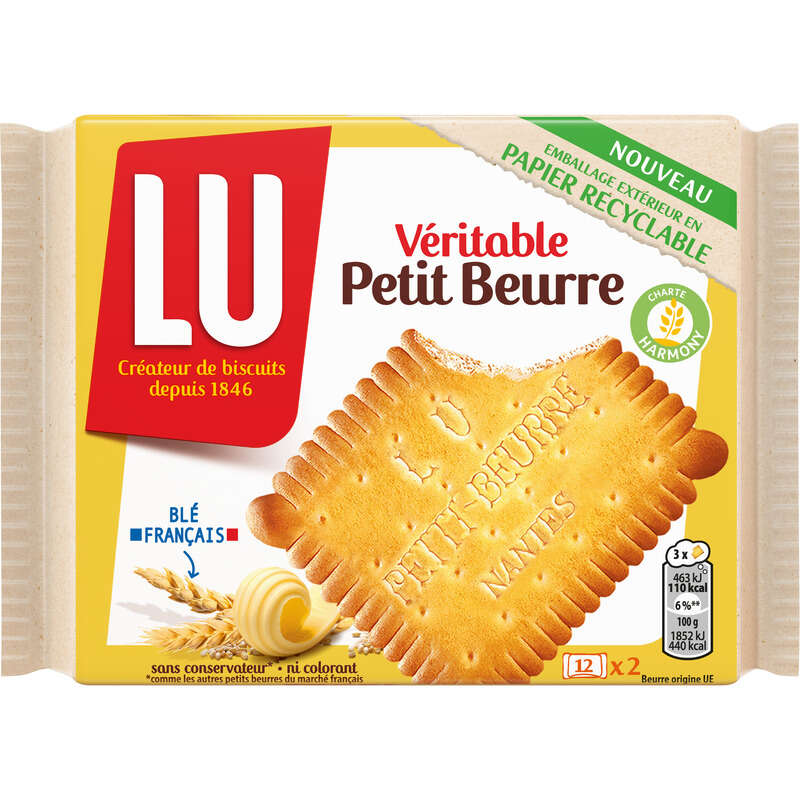 Lu Véritable Petit Beurre Biscuits 200g Lu Véritable Petit Beurre Biscuits 200g