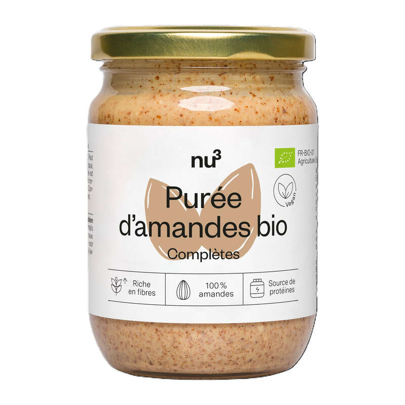 Nu3 Purée d'Amandes Complètes Bio 250g Nu3 Purée d'Amandes Complètes Bio 250g