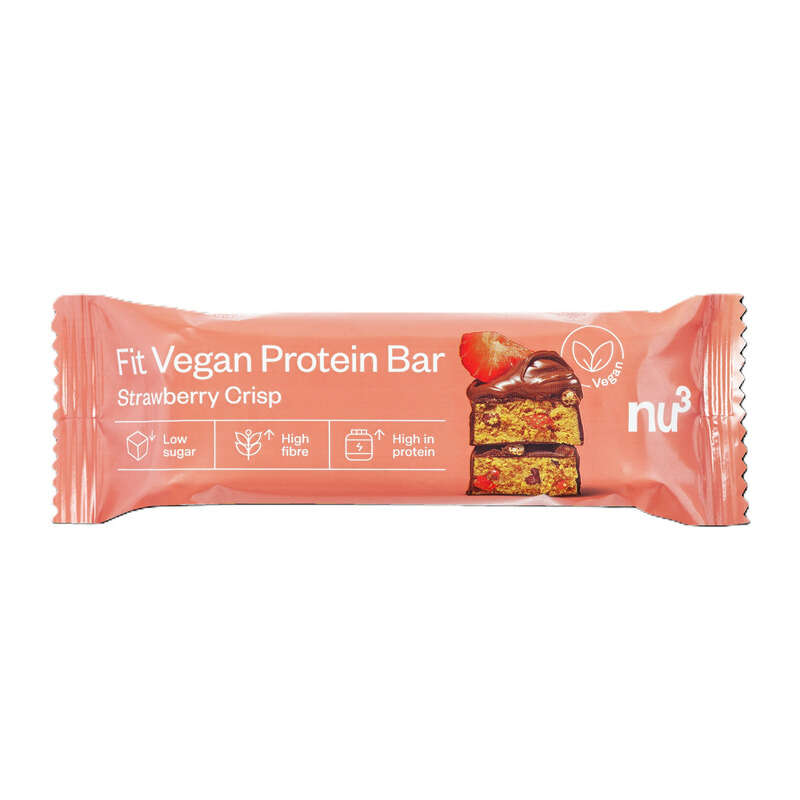 Nu3 Fit vegan Bar strawberry Nu3 fit vegan bar strawberry