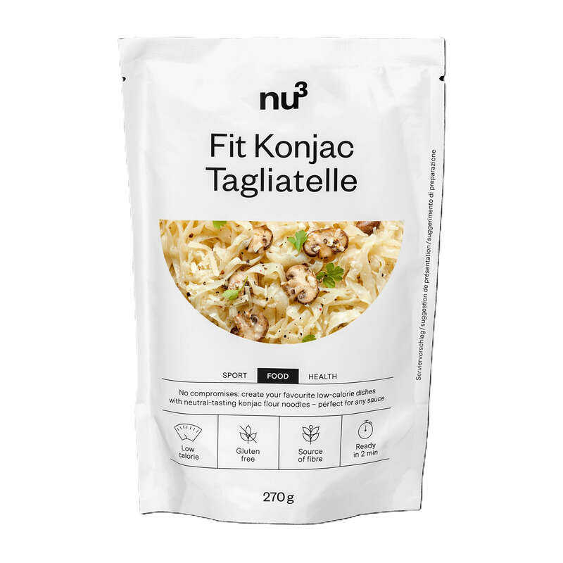 Nu3 Fit Tagliatelle, nouilles de konjac 200g nu3 Fit Tagliatelle, nouilles de konjac 200g