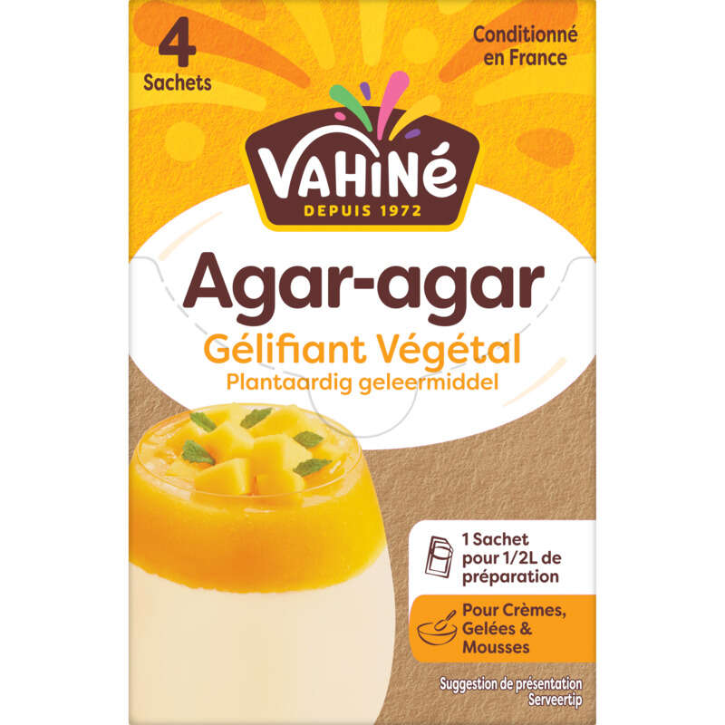 Vahiné Agar-agar gélifiant végétal 8g Vahiné Agar-agar gélifiant végétal 8g
